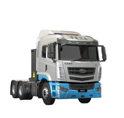 China Geely, versi standar, CATL-282Kwh power exchange, H7-6x4 traktor listrik murni untuk pelabuhan dan transportasi pertambangan