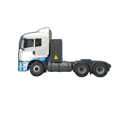 Geely Remote, Komposit M7, Yiwei 350Kwh Power Exchange, 6x4 Traktor Listrik Murni untuk Transportasi Terminal