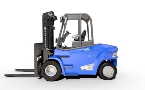 Dibuat di Cina, BYD tiga pivot keseimbangan berat 1,6-2,0 ton listrik murni forklift