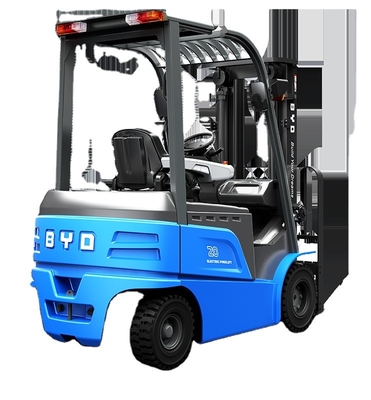 Dibuat di Cina, BYD empat pivot keseimbangan berat 3,0-3,5 ton listrik murni forklift untuk Single Drive