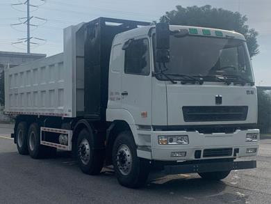 China Geely, baterai CATL, pertukaran baterai 282 derajat, truk dump listrik murni 8X4 M7 untuk transportasi limbah kota
