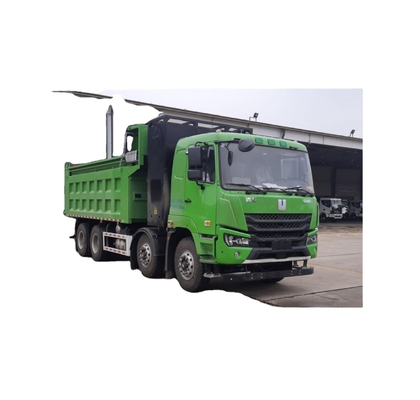 Geely Commercial, baterai CATL dengan penggantian baterai 350 derajat, truk dump listrik murni 8X4 M7 untuk transportasi limbah kota
