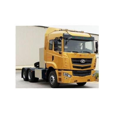 China Remote, versi komposit H7, CATL282Kwh baterai pertukaran, 6x4 traktor listrik murni untuk transportasi jarak pendek