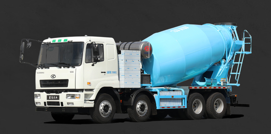 Geely Remote, versi standar M7, CATL-282Kwh power exchange, 8 meter kubik, 8x4 truk pengaduk semen listrik murni