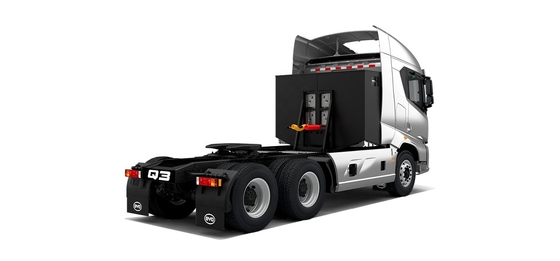 Traktor BYD 6x4 transmisi otomatis listrik murni (versi pengisian 355 derajat)