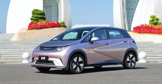 BYD Rentang Listrik Murni 401KM Kompak Mobil Rumah Populer Dolphin