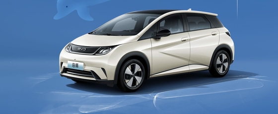 BYD Rentang Listrik Murni 401KM Kompak Mobil Rumah Populer Dolphin