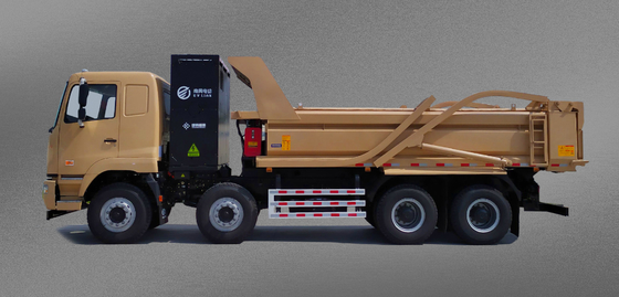 Geely Valin Pure Electric 8x4 Dump Truck Edisi Pengisian Daya 423 kWh