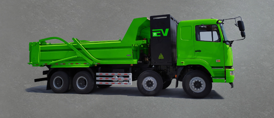 Geely Valin Pure Electric 8x4 Dump Truck Edisi Pengisian Daya 423 kWh