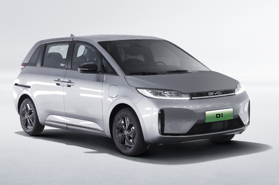 BYD Pure Electric Taxi D1 memiliki jangkauan 418km dan pintu geser listrik