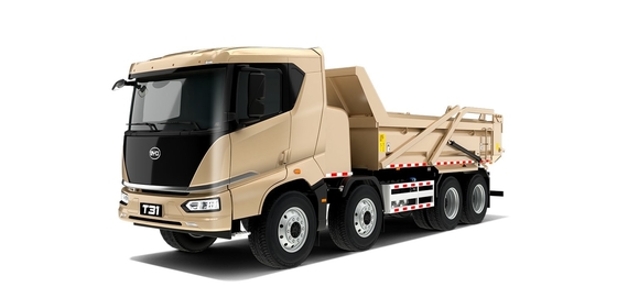 Raja Kinerja Biaya: BYD Baru Listrik Murni 8x4 Slag Truck Teknik Tujuan Khusus
