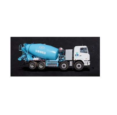 China Geely, versi standar M7, CATL-350Kwh pengisian, 12 meter kubik, truk pengaduk semen listrik murni 8x4